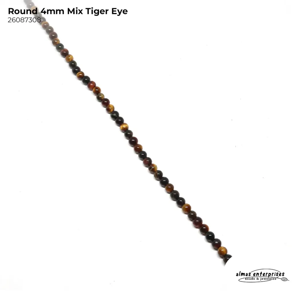 Round Mix Tiger Eye