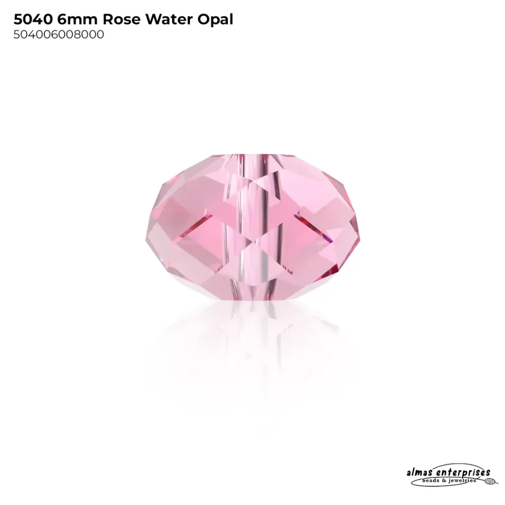 5040 6MM ROSE WATEROPAL
