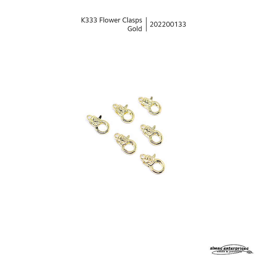 K333 Flower Clasps/6