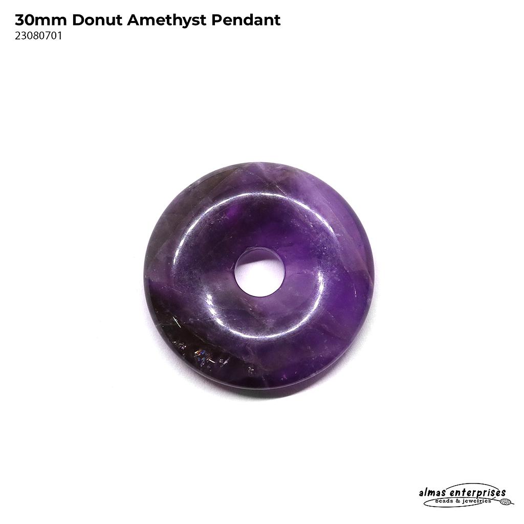 30mm Donut Pendant
