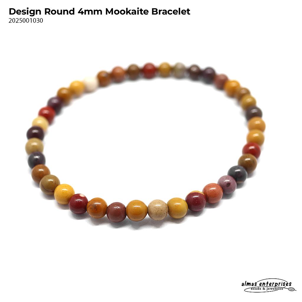 Design Round Mookaite Bracelet
