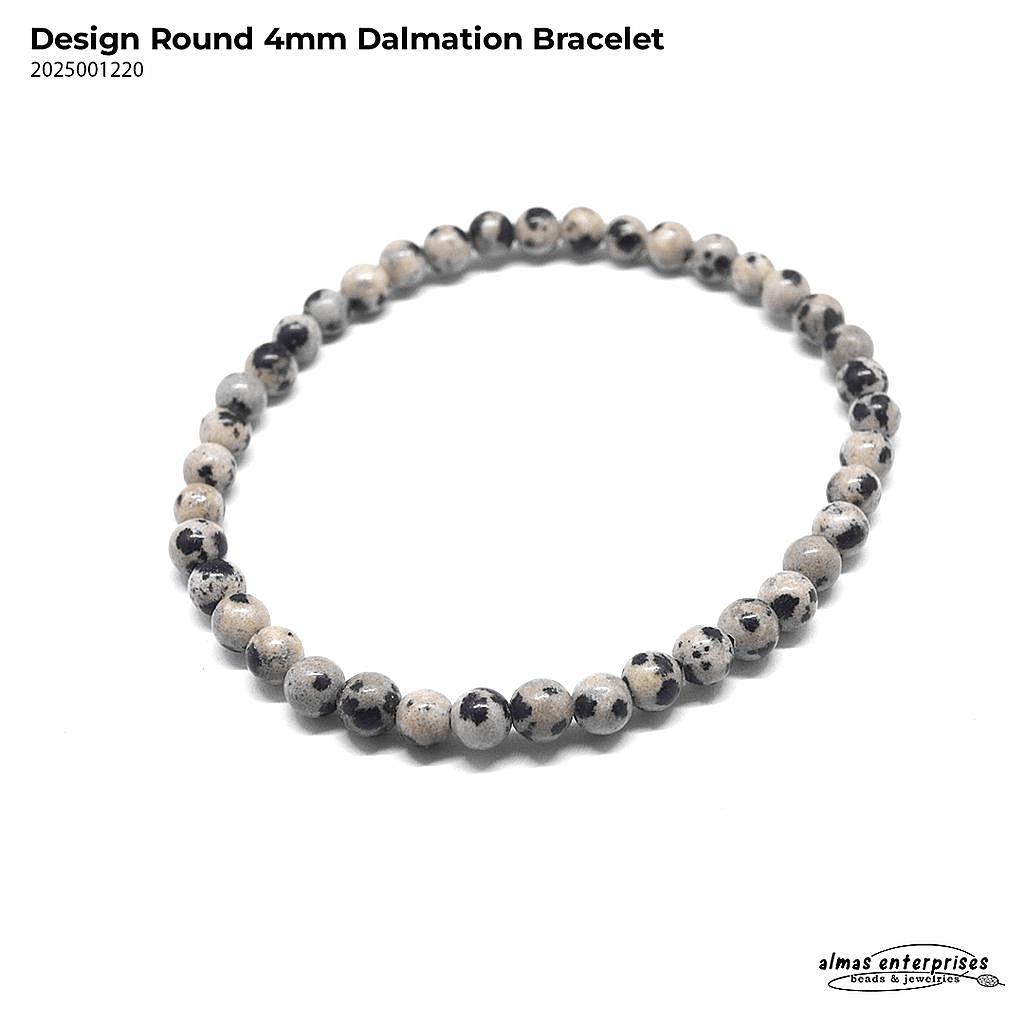 Design Round Dalmation Bracelet