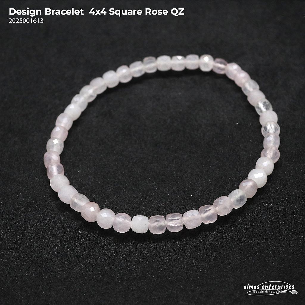 Design 4x4 Square Stone Bracelet