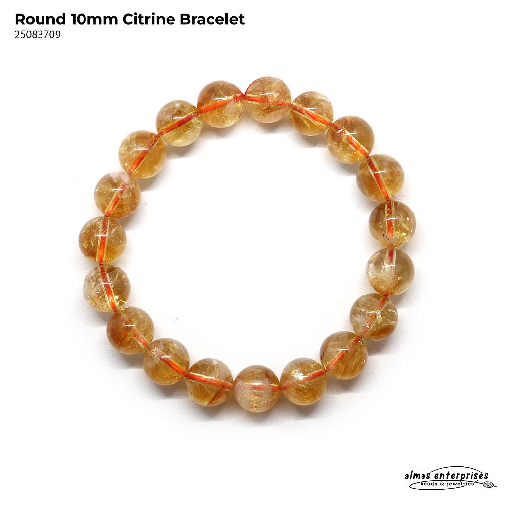Round Citrine Bracelet
