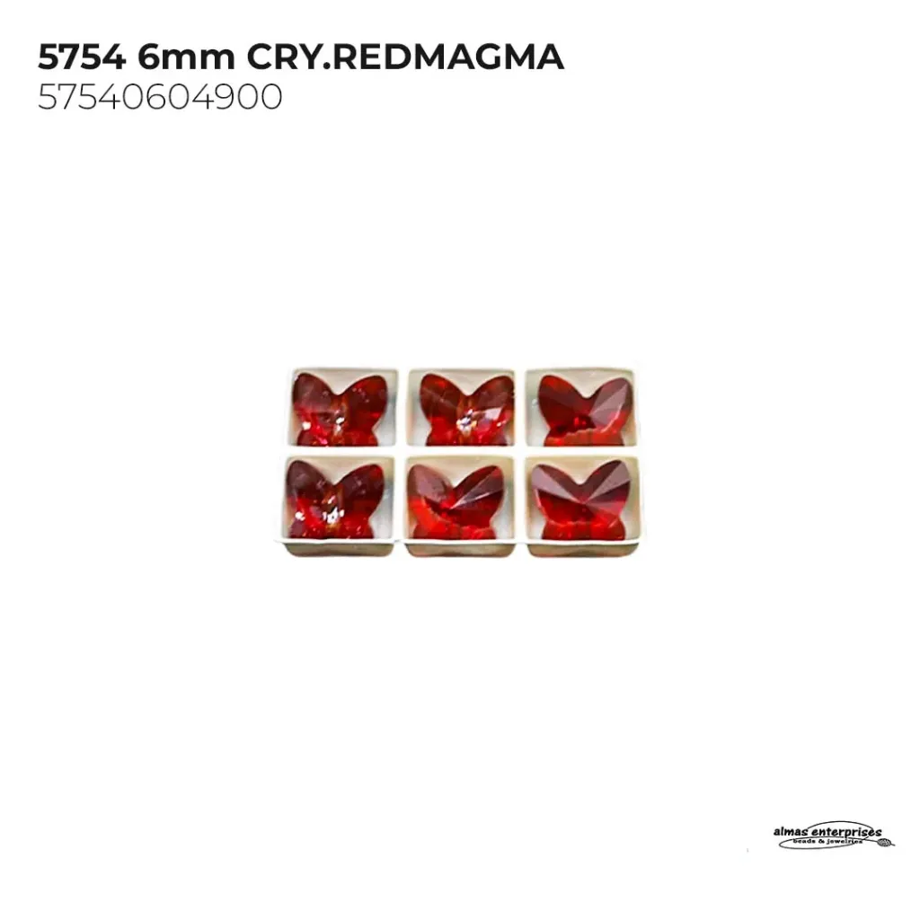[57540604900] 5754 6mm CRY.REDMAGMA