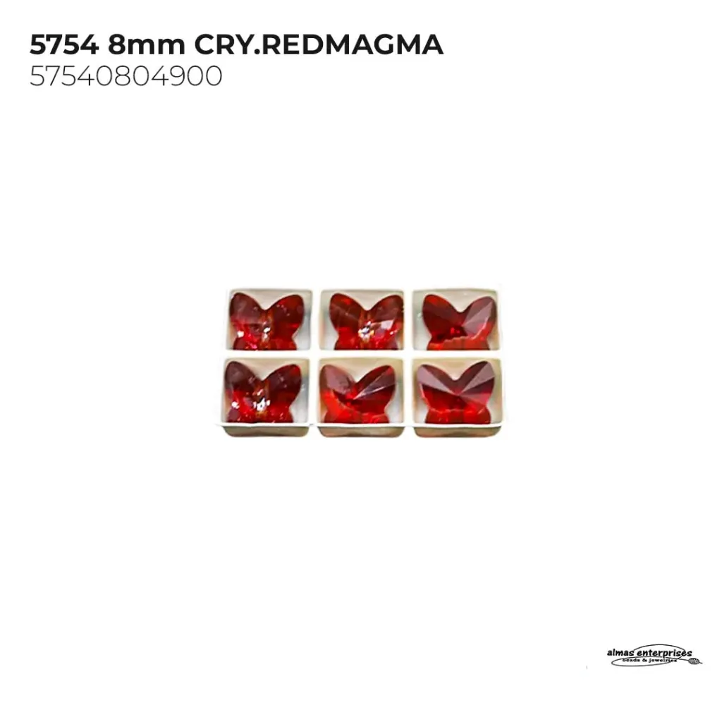 [57540804900] 5754 8mm CRY.REDMAGMA