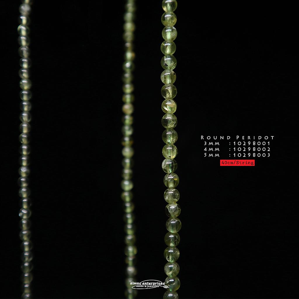 Round PERIDOT
