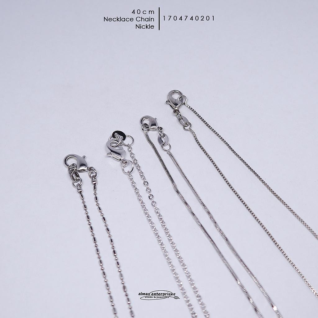 40cm Nickel Chain Necklace