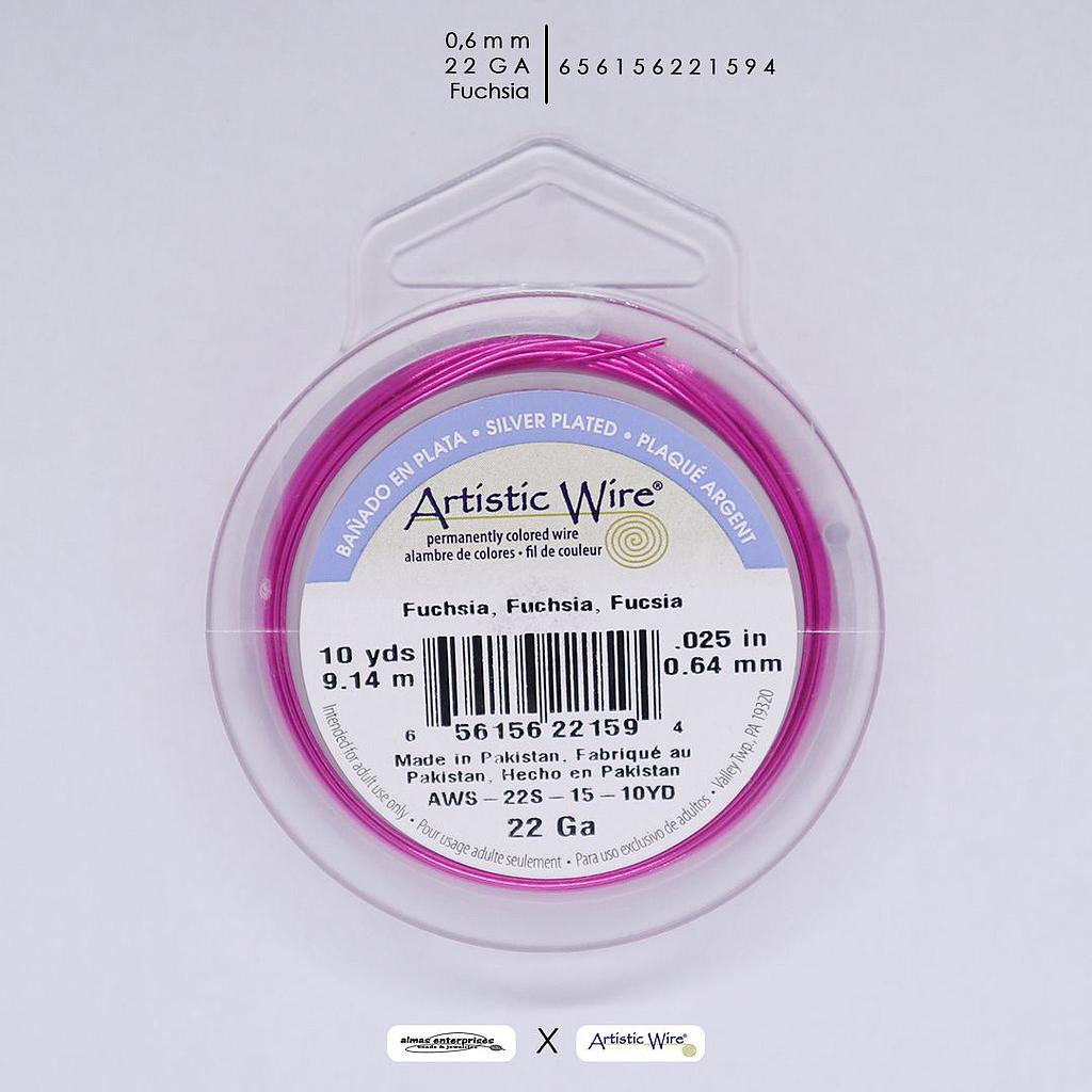 Artistic Wire FUCHSIA 22GA/0.6mm