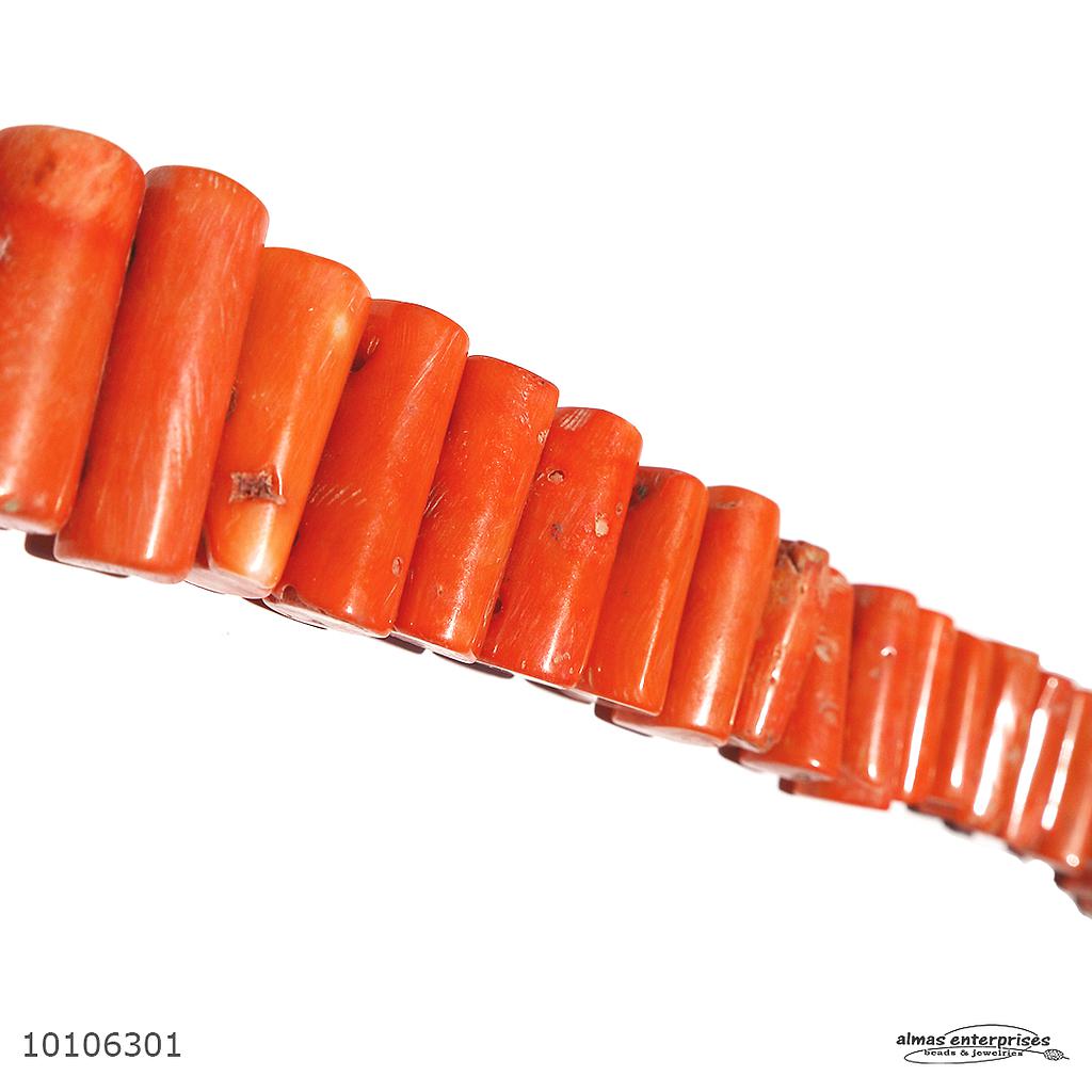 Bone Belt Orange Coral