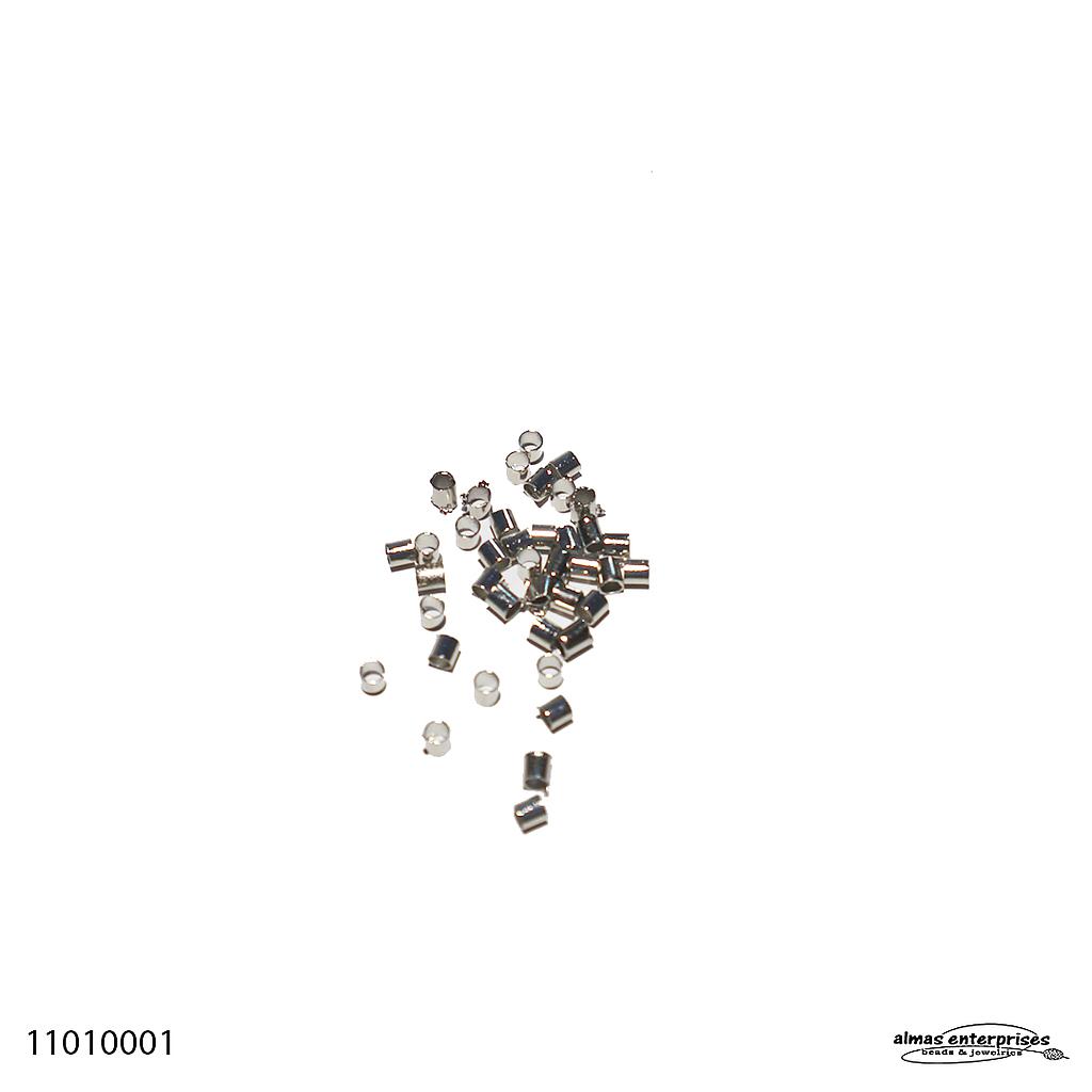 Small Tube Crimp Beads/gross