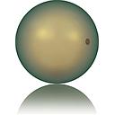 5810 10mm CRY.IRIDESCENT GREEN PEARL