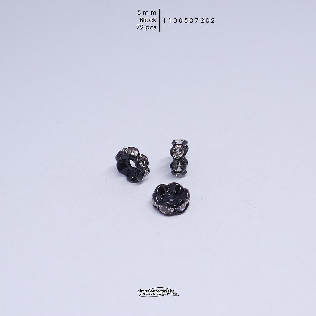 RONDELS 5MM BLACK