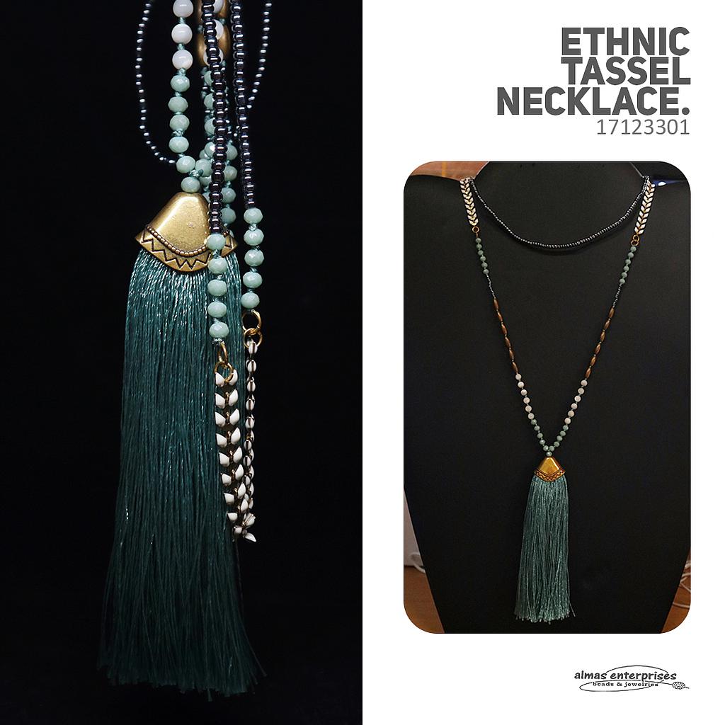 80cm Ethnic Tassel Necklace