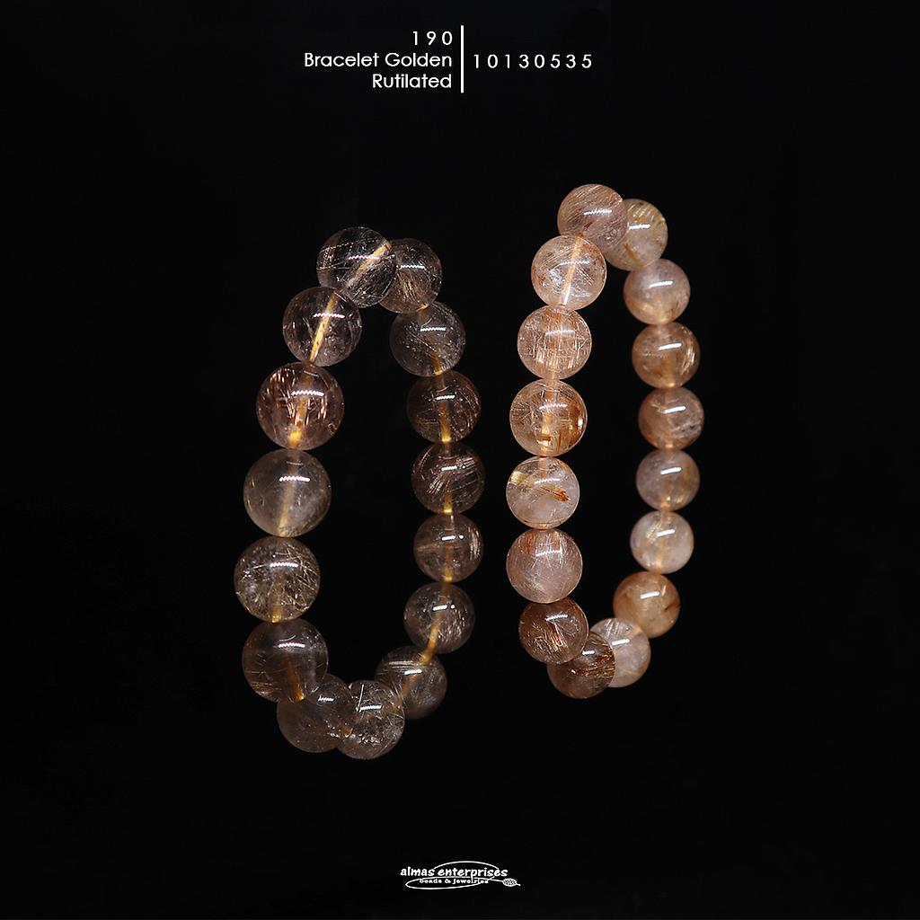 Golden Rutilated Bracelet 190