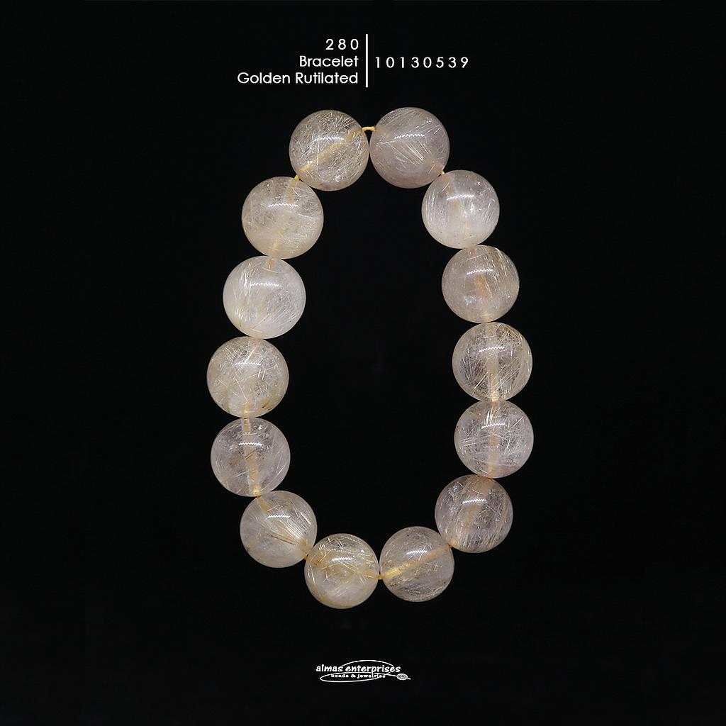 Golden Rutilated Bracelet 280