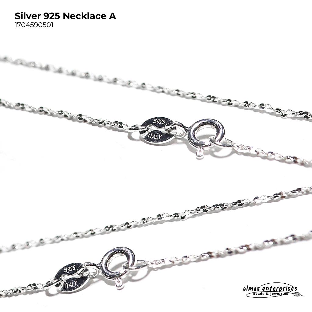 Silver 925 Necklace A