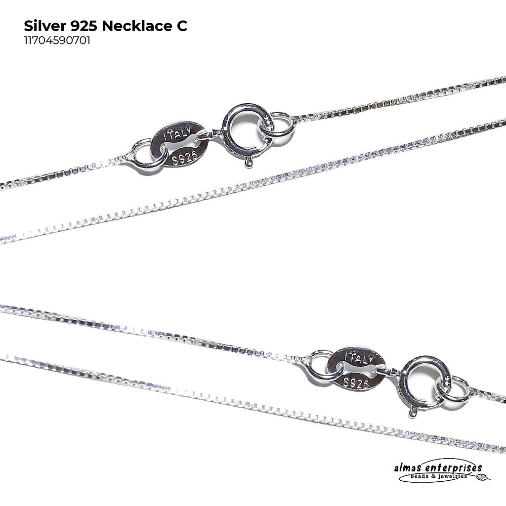 Silver 925 Necklace C