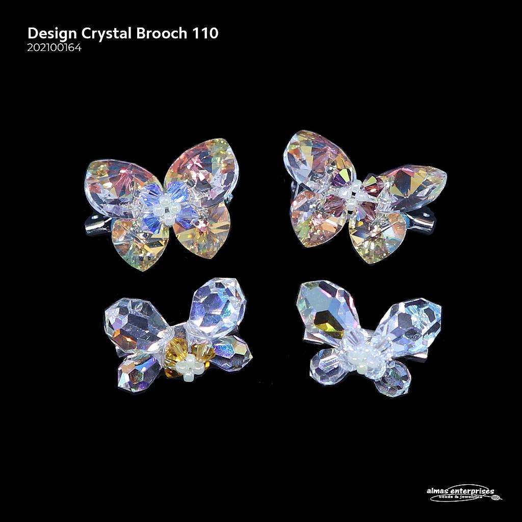 Design Crystal Brooch 110