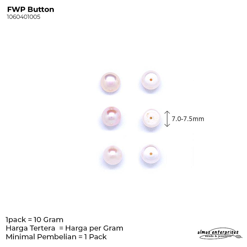 FWP BUTTON 7.0-7.5 WHITE