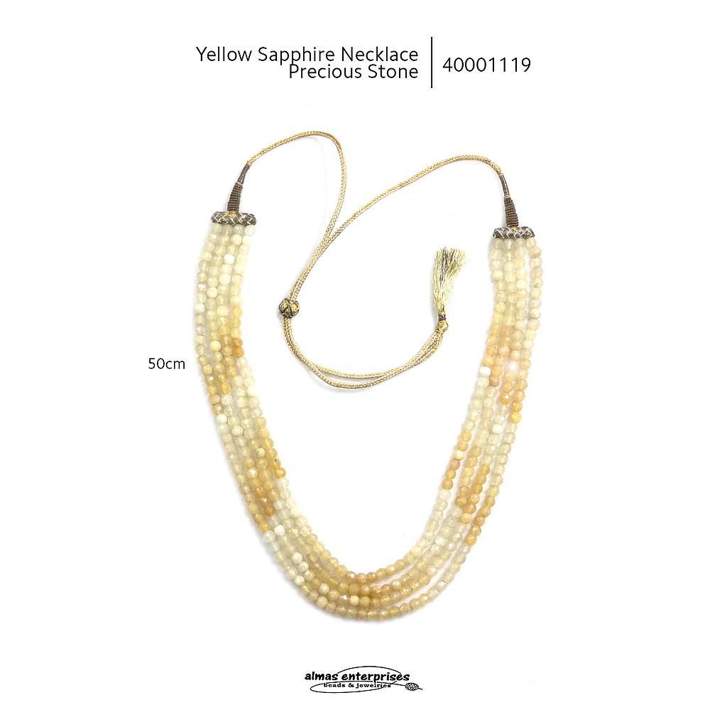 Yellow Sapphire Neck Precious Stone