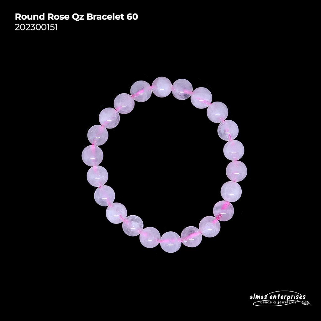 Round Rose QZ Bracelet