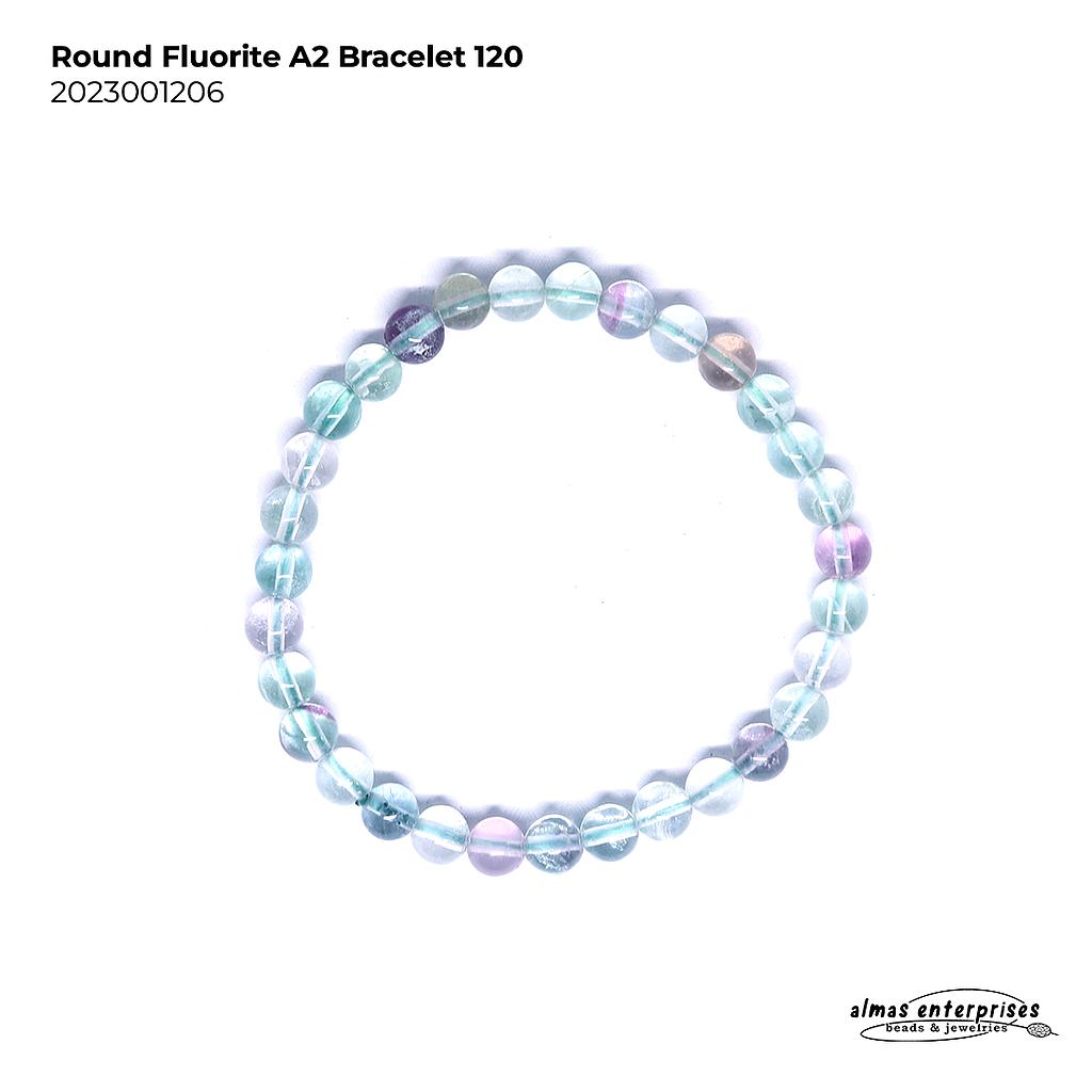 Round Fluorite A2 Bracelet