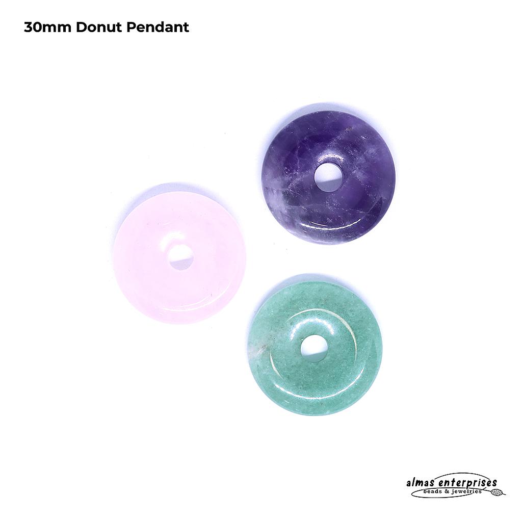 30mm Donut Pendant