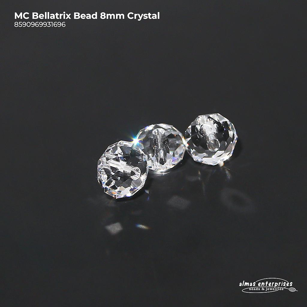 MC Bellatrix Bead 8mm Crystal