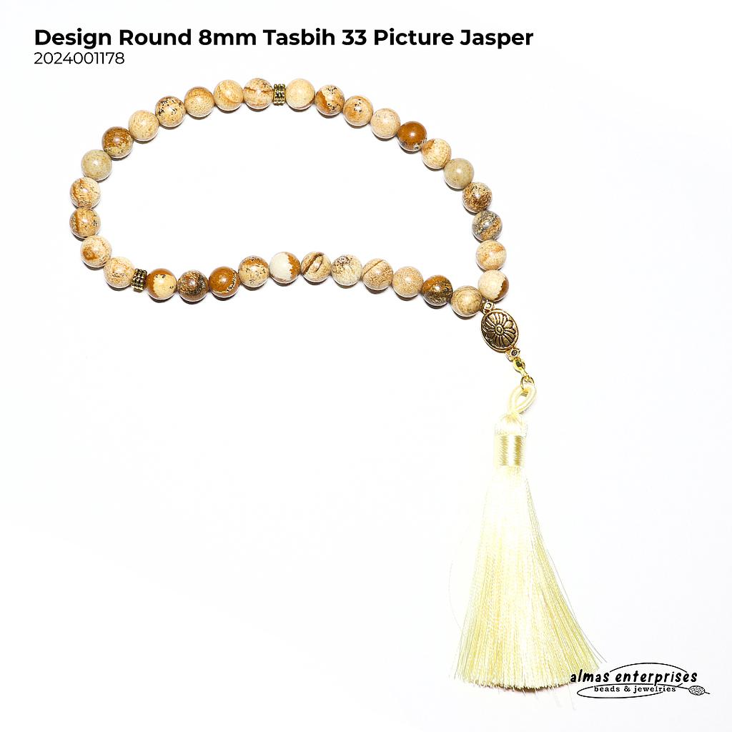 Design Rd 8mm Tasbih 33