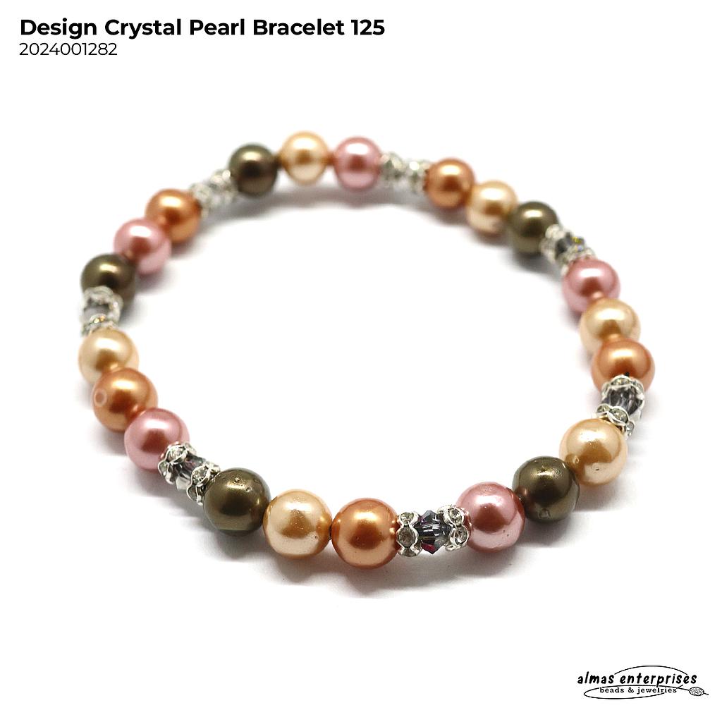 Design Crystal Pearl Bracelet 125