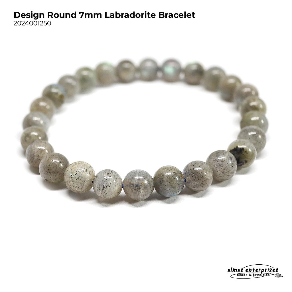 Design Round Labradorite Bracelet