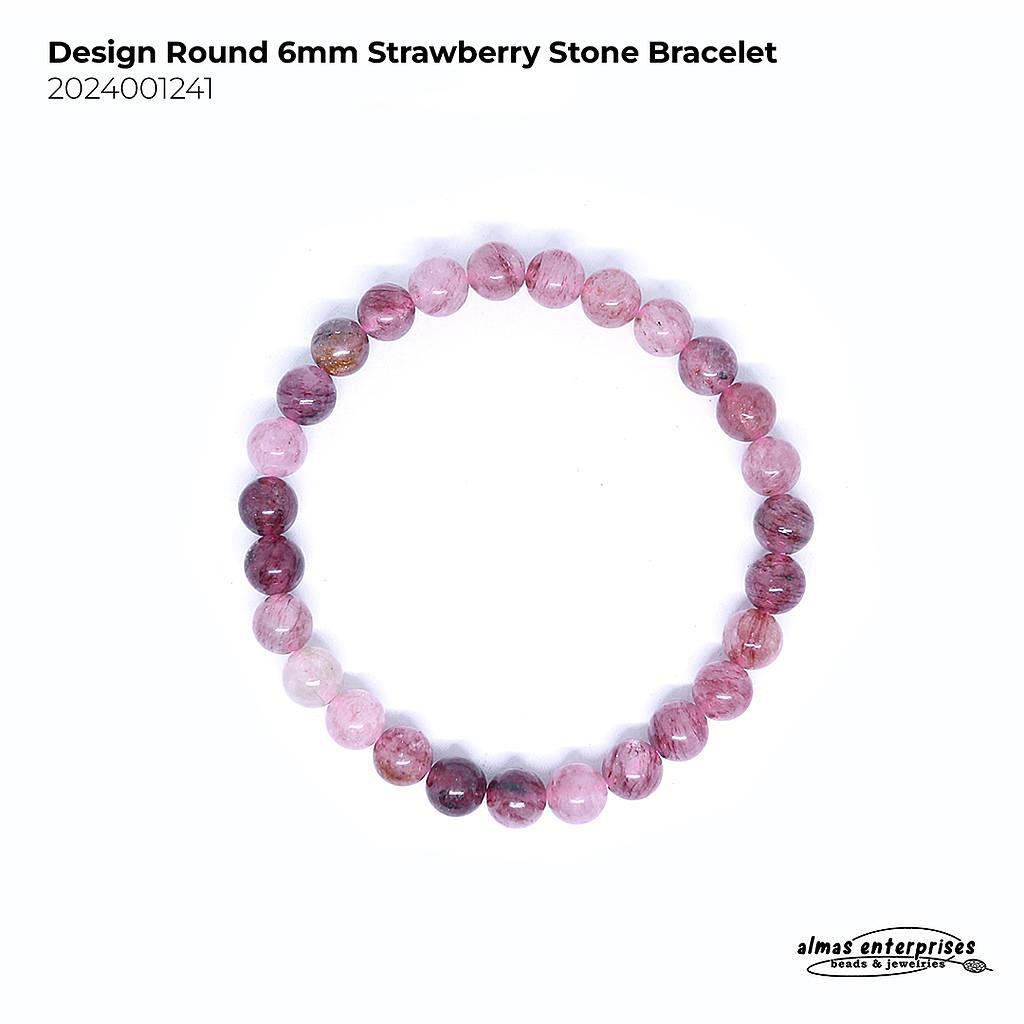 Design Round Strawberry Bracelet