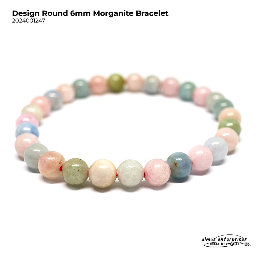 Design Round Morganite Bracelet