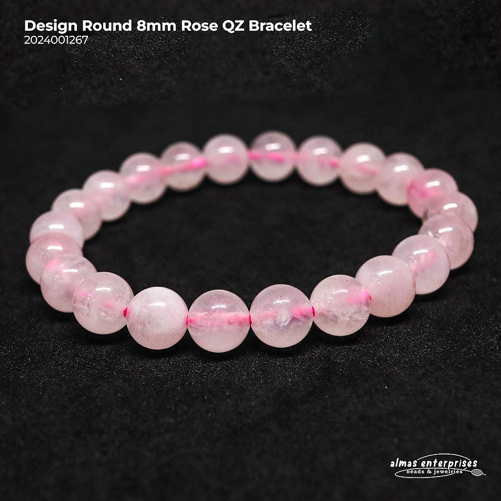 Design Round Rose QZ Bracelet