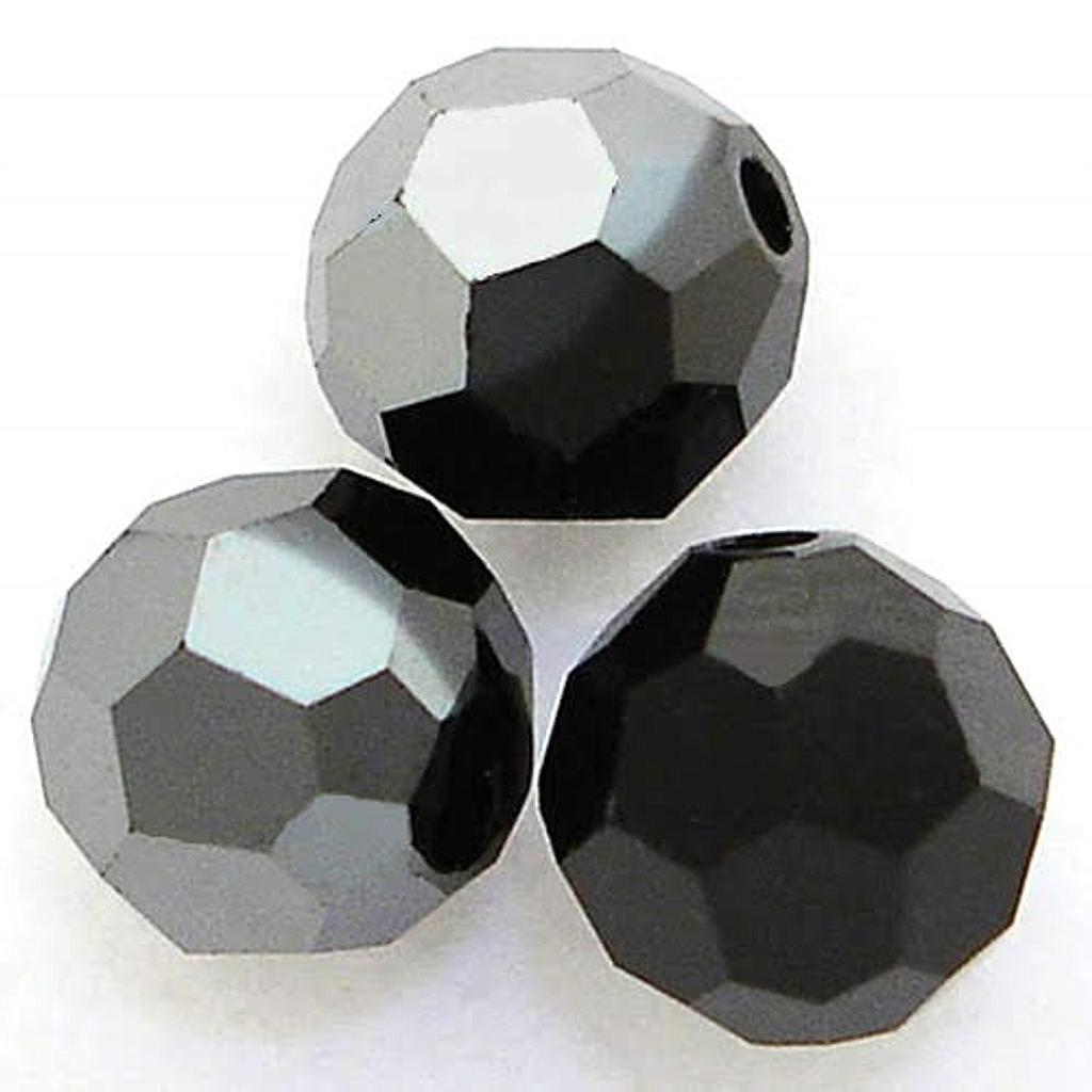 5000 6mm JET HEMATITE