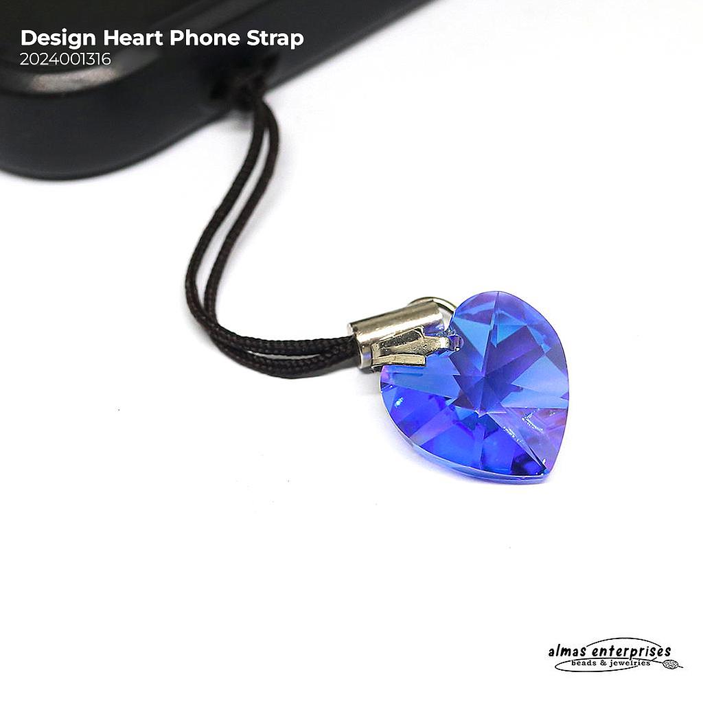 Design Heart Phone Strap