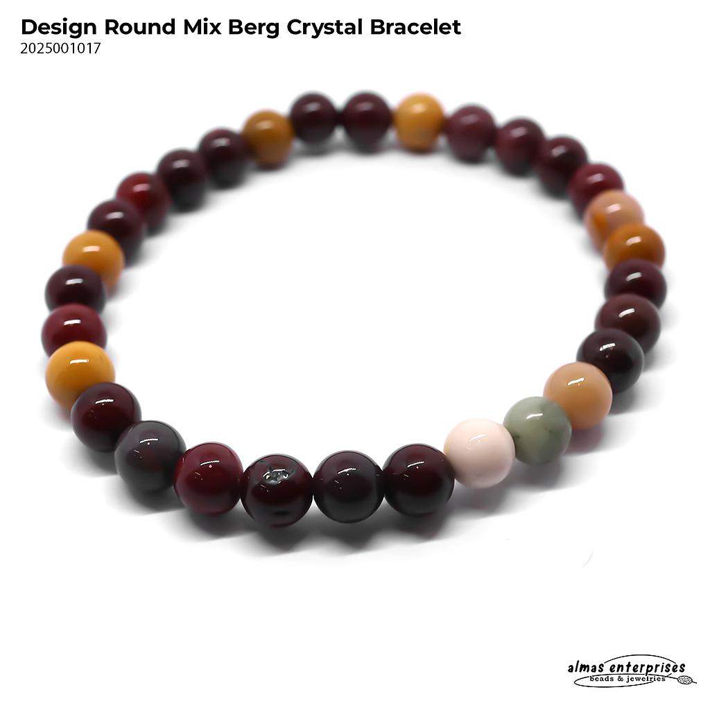 Design Round Mix Berg Crystal Bracelet