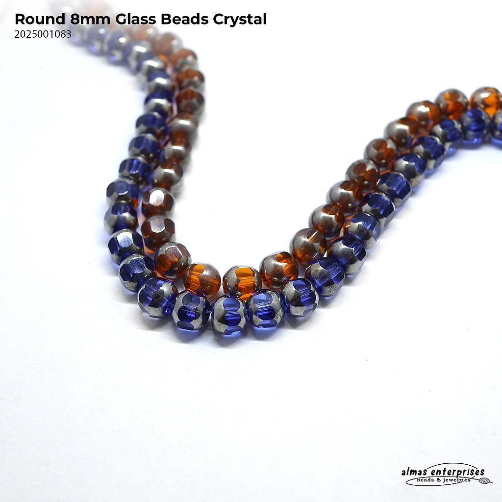 Round 8mm Glass Beads