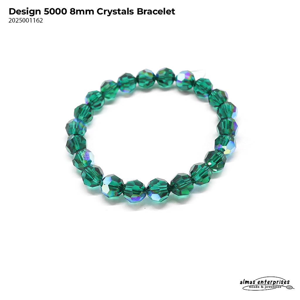 Design 5000 8mm Crystals Bracelet