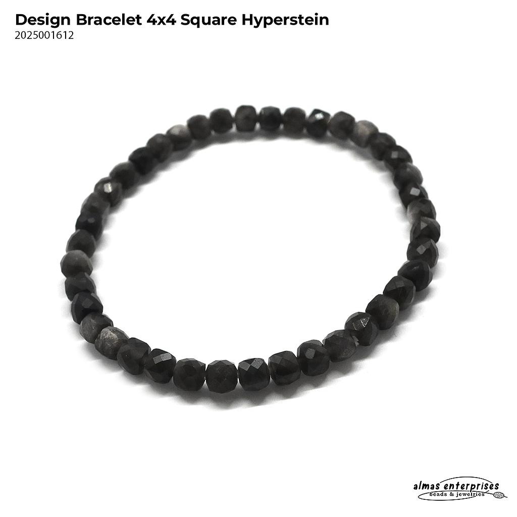 Design 4x4 Square Stone Bracelet