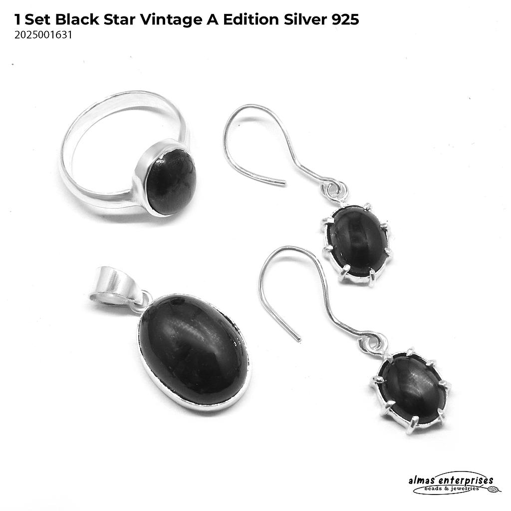 Set Black Star Vintage Edition Silver 925