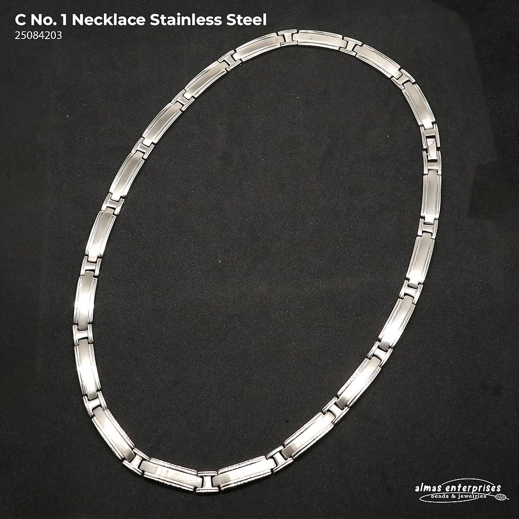 C.No.1 Necklace Stainless Steel