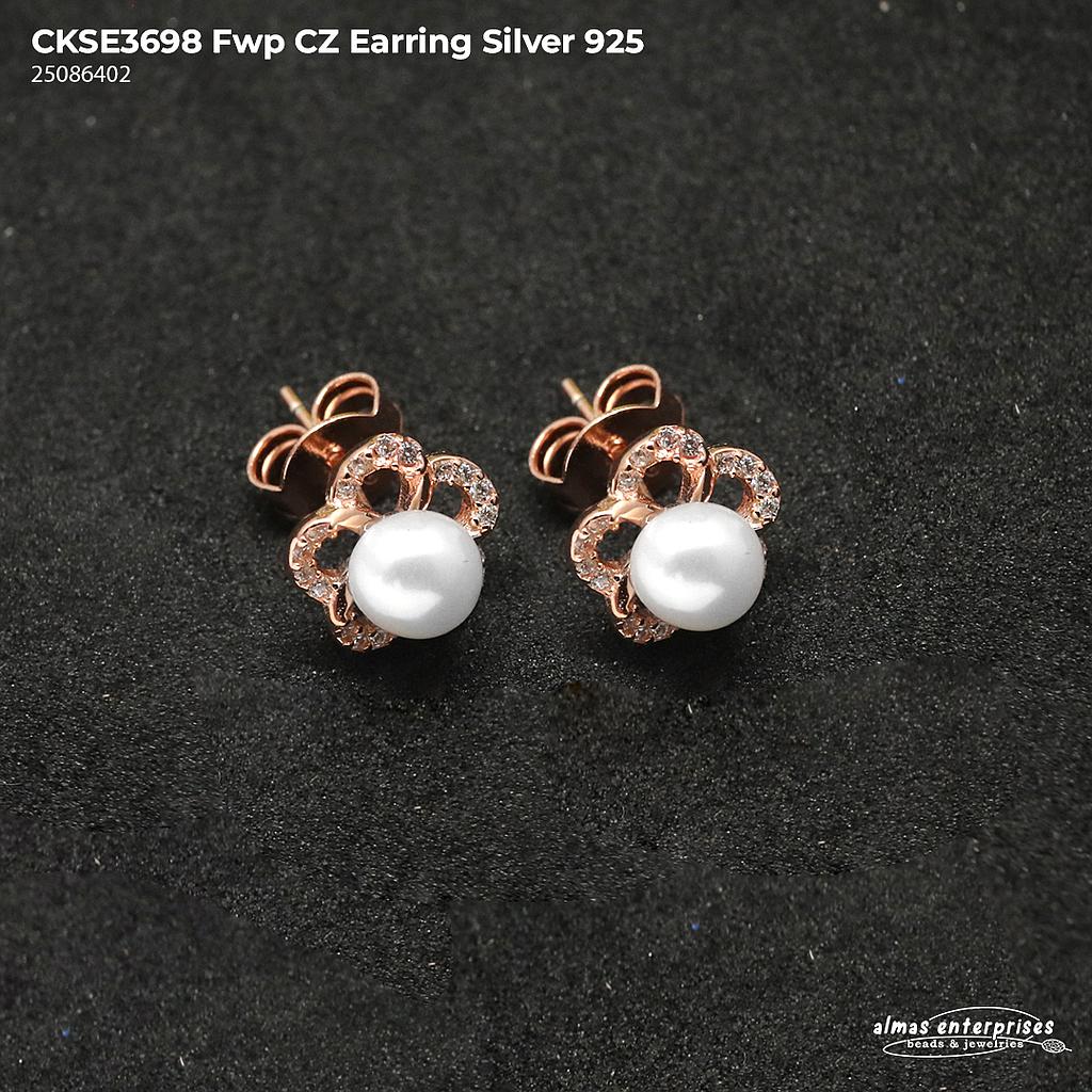 CKSE3698 FWP CZ Earring Silver 925