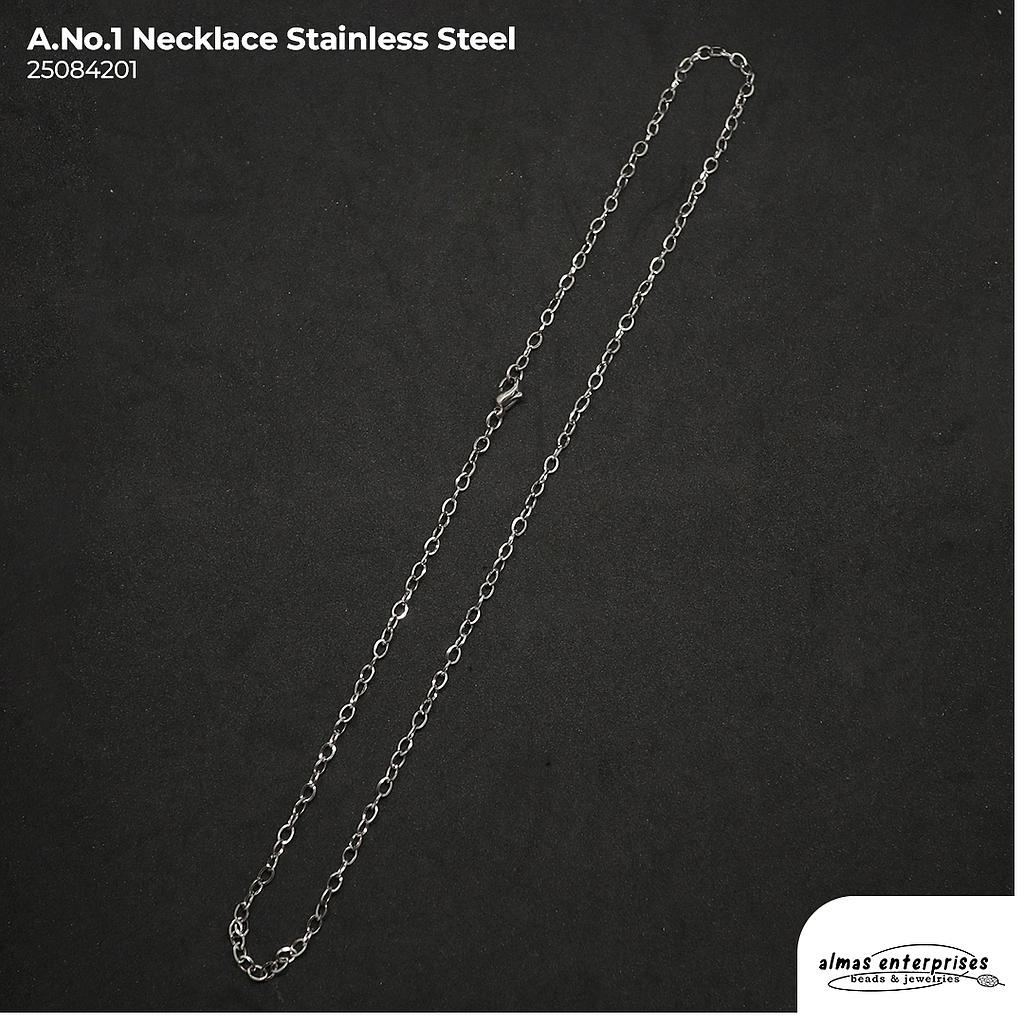 A.No.1 Necklace Stainless Steel