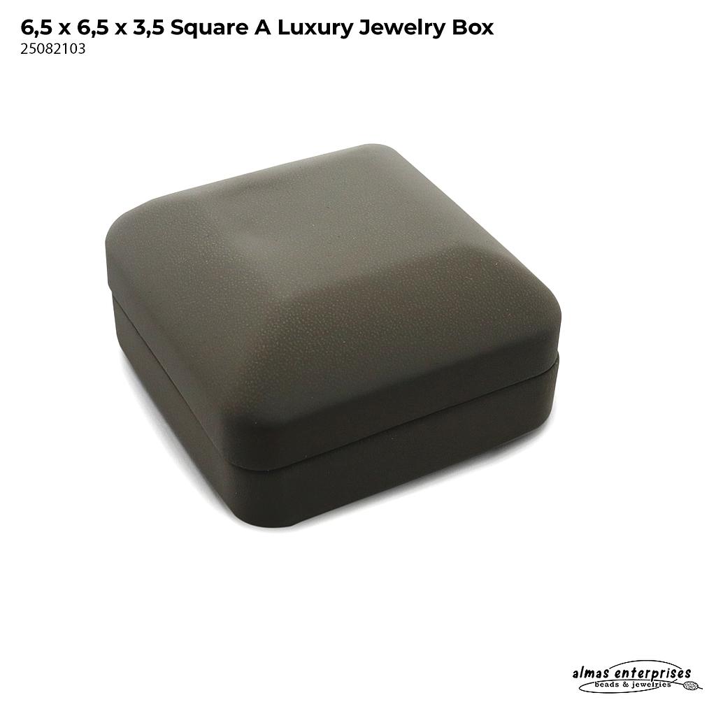 6,5 x 6,5 x 3,5 Square A Luxury Jewelry Box