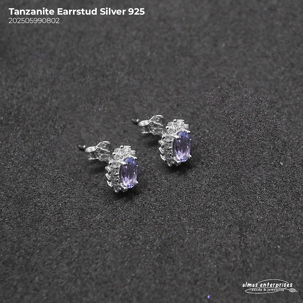 Tanzanite  EarrStud Silver 925