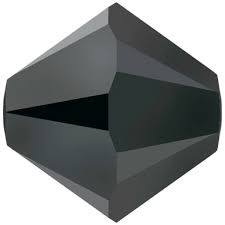 5328 4MM JET HEMATITE