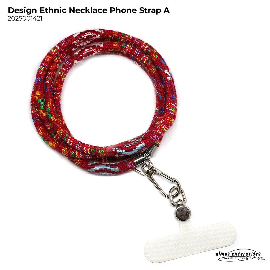 Design Ethnic Necklace Phone Strap