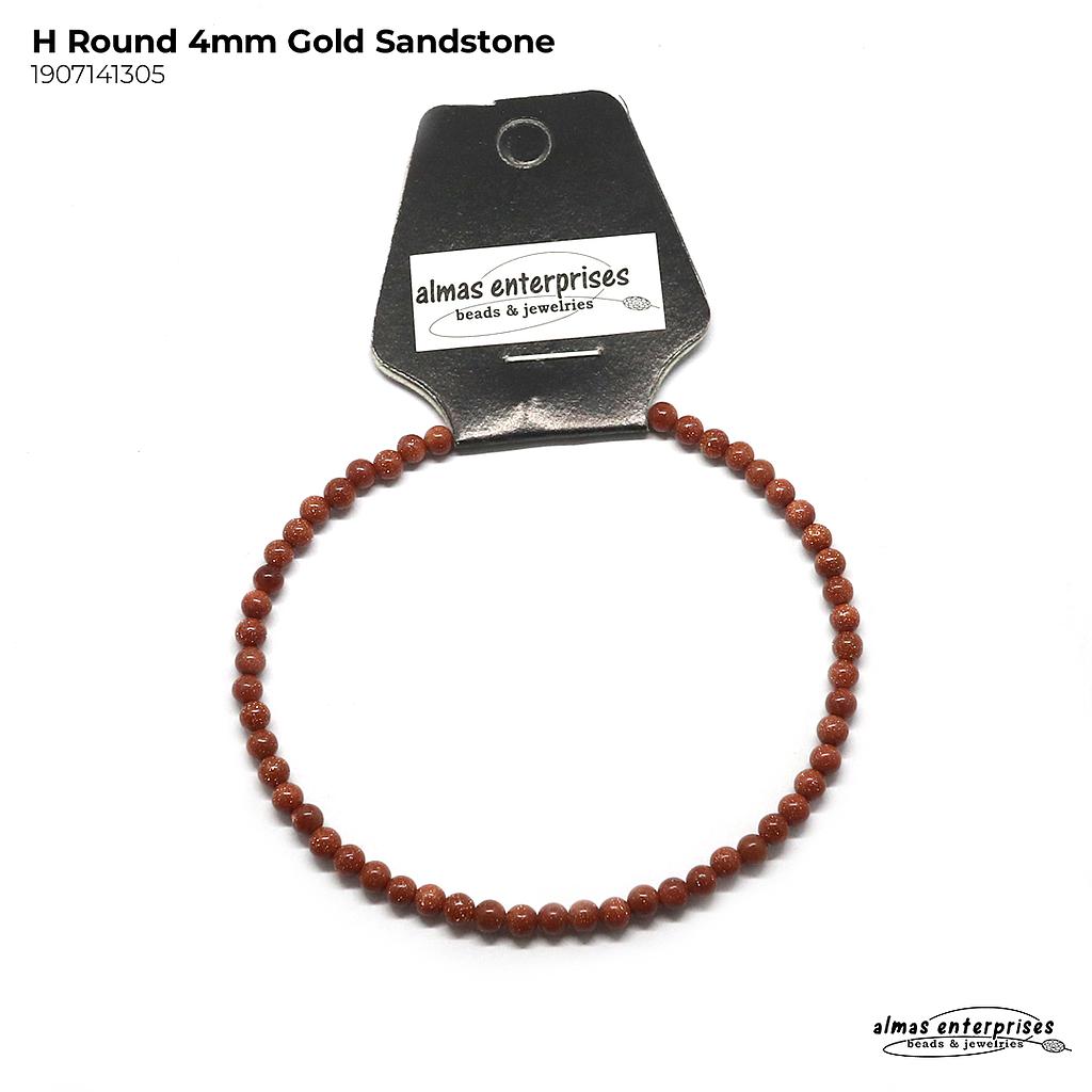 Round Gold Sandstone